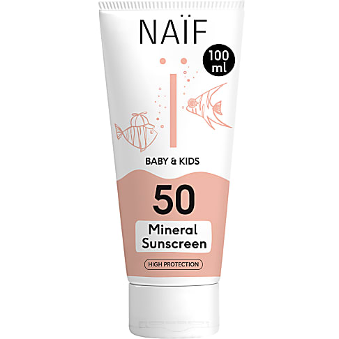 Naïf Crème Solaire SPF50 (pour bébés & enfants) 100ml