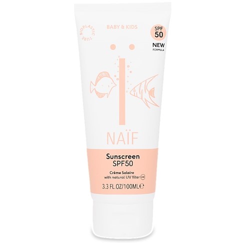 Naïf Crème Solaire SPF50 (pour bébés & enfants) 100ml
