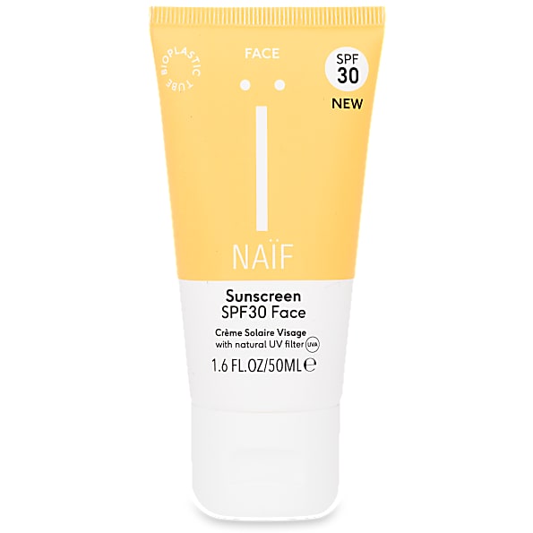 Naïf Creme Solaire Visage pour Adultes - SPF30