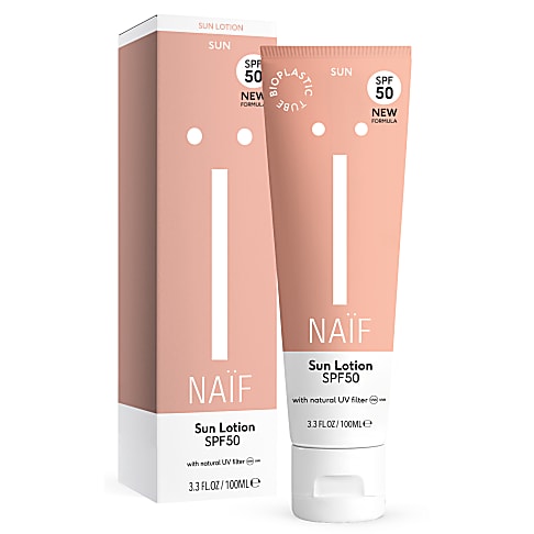 Naïf Lotion Solaire SPF50 (pour adultes) 100ml