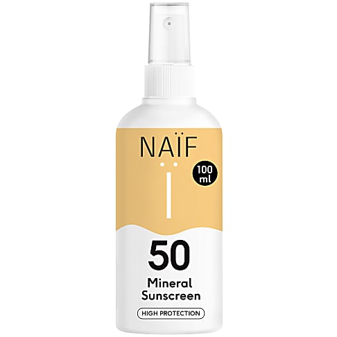 Naïf Spray Solaire FPS50 (pour adultes) 100ml