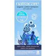 Natracare Tampons en Coton Bio avec Applicateur Super 16pcs