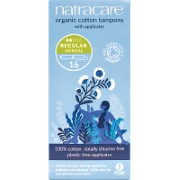 Natracare Tampons en Coton Bio avec Applicateur Regular 16pcs