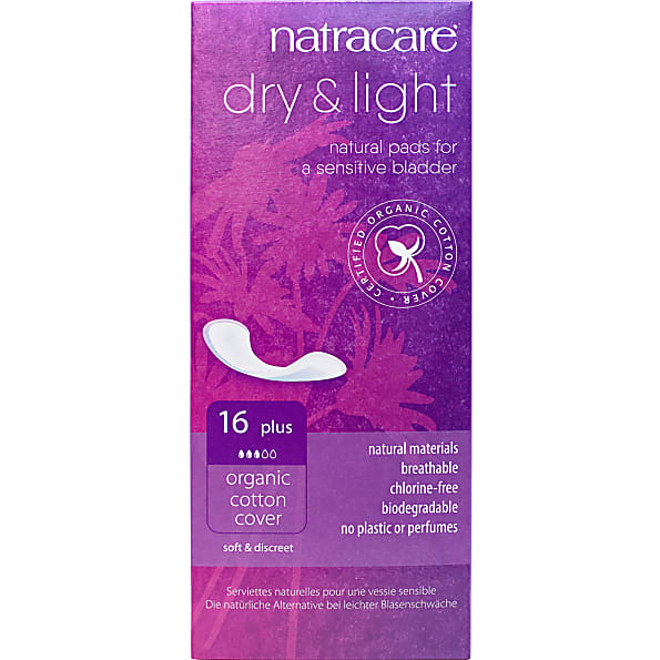 Natracare Dry & Light Serviettes Hygieniques Vessie Sensible Plus 1...