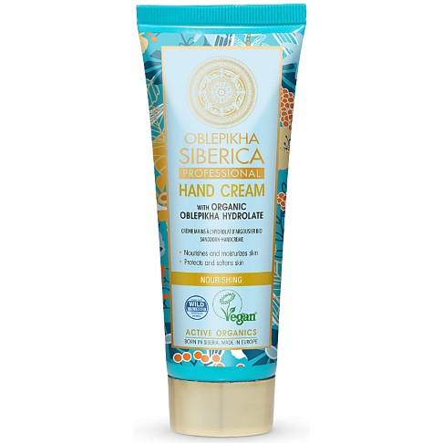 Natura Siberica Creme Mains à l'Hydrolat d'Oblepikha Biologique