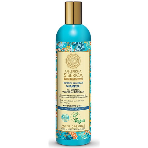 Natura Siberica Shampooing Nutrition & Reparation (cheveux faibles ...