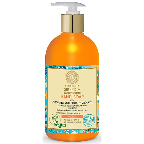 Natura Siberica Savon Mains Apaisant à l'Hydrolat d'Oblepikha Biolo...