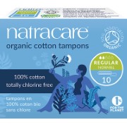 Natracare Tampons en Coton Bio Regular 10pcs