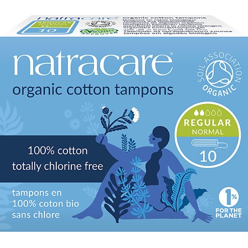 Natracare Tampons en Coton Bio Regular 10pcs