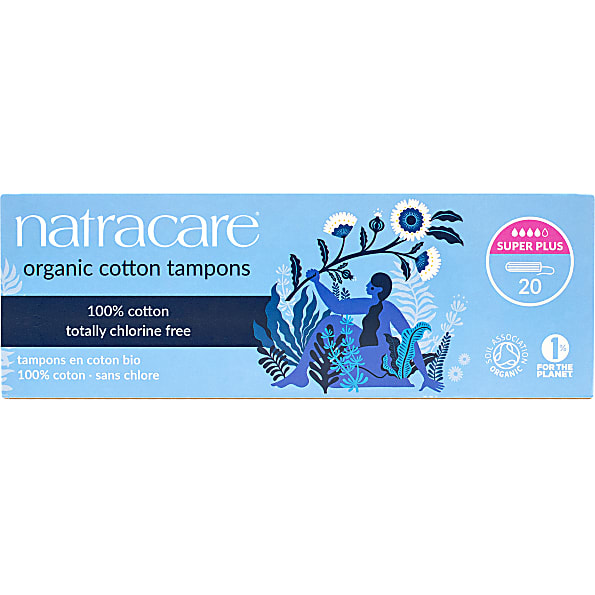 Natracare Tampons en Coton Bio Super Plus 20pcs (Super-Plus (20))