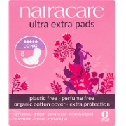 Natracare Ultra Extra Serviettes Hygiéniques Long 8pcs