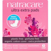 Natracare Ultra Extra Serviettes Hygiéniques Super 10pcs