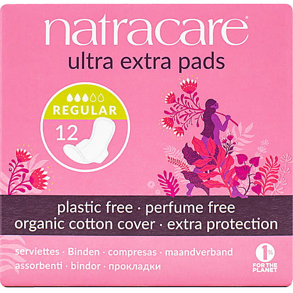 Natracare Ultra Extra Serviettes Hygieniques Regular 12pcs (Normal)