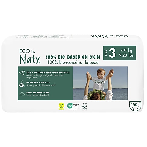 Naty by Nature Babycare - Couches Taille 3 - Pack Économique