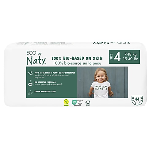 Naty by Nature Babycare - Couches Taille 4 - Pack Économique