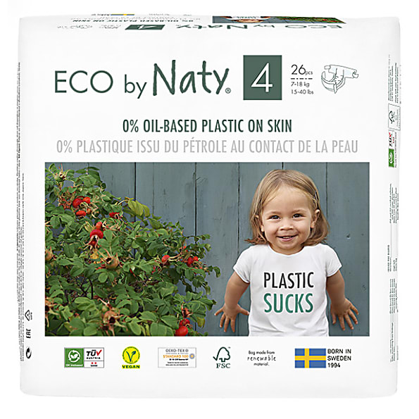 Naty by Nature Babycare - Couches : Taille 4