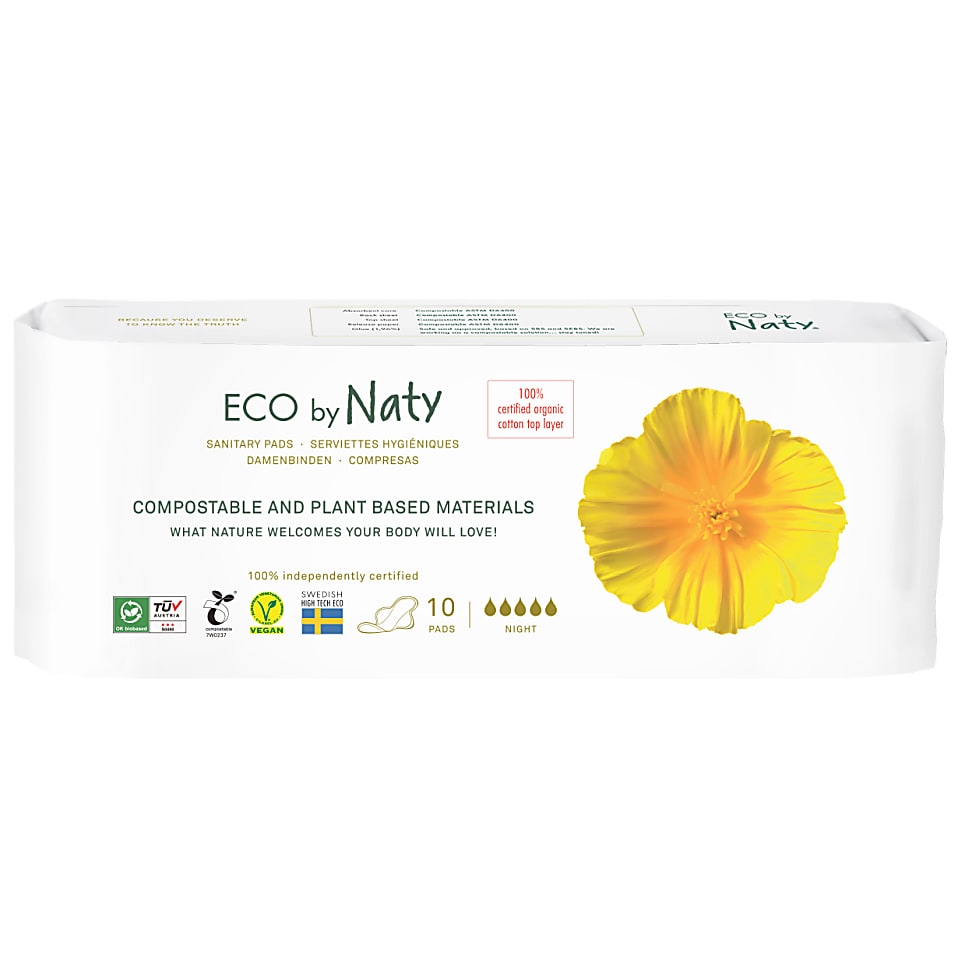 Naty - Serviettes Hygieniques : Nuit