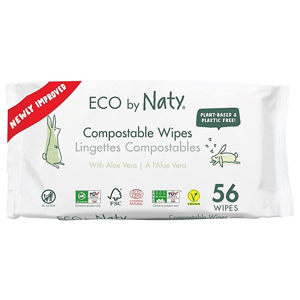 Naty by Nature Babycare - ECO Lingettes Aloe Vera