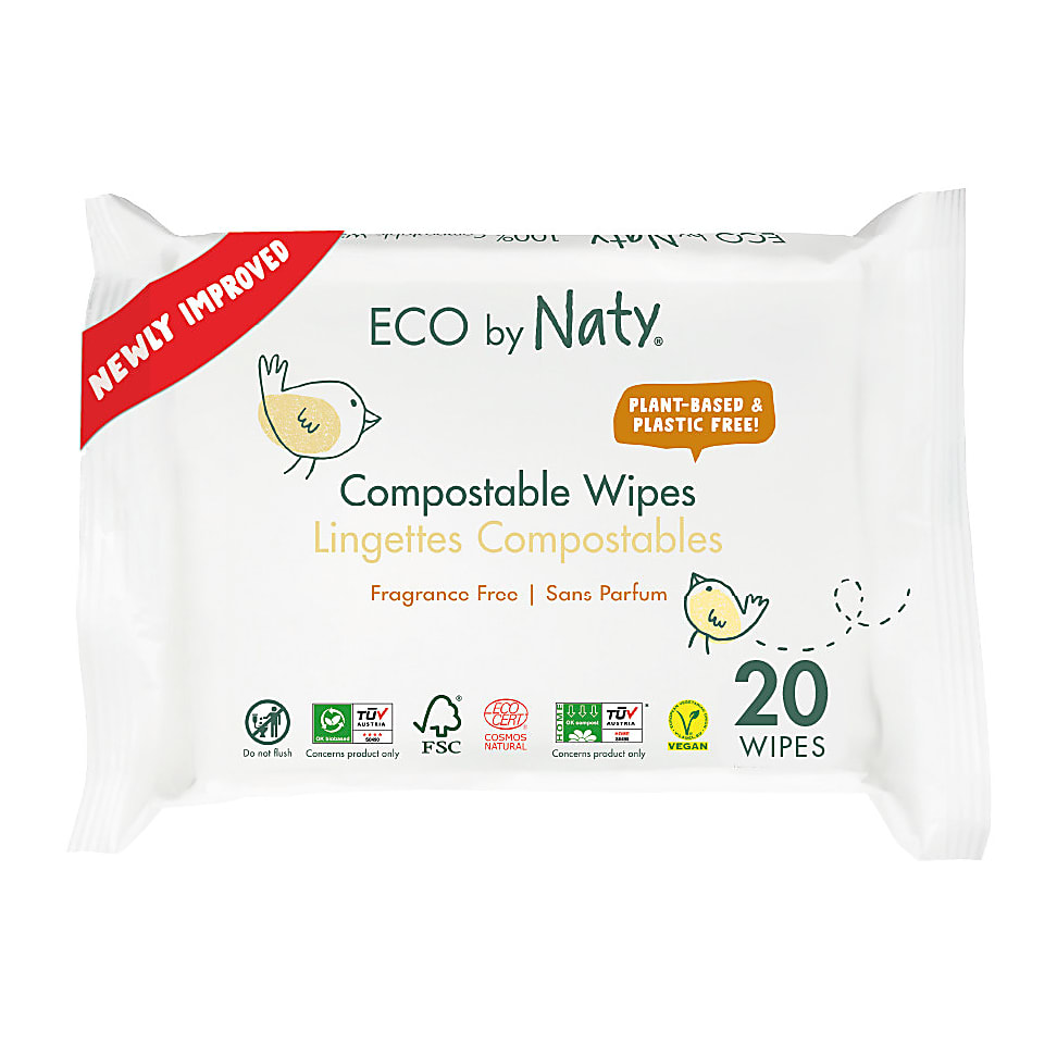 Naty by Nature Babycare - ECO Lingettes Douces Format Voyage