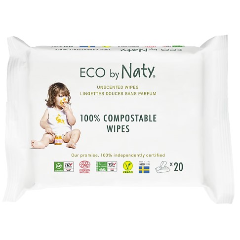 Naty by Nature Babycare - ECO Lingettes Douces Format Voyage
