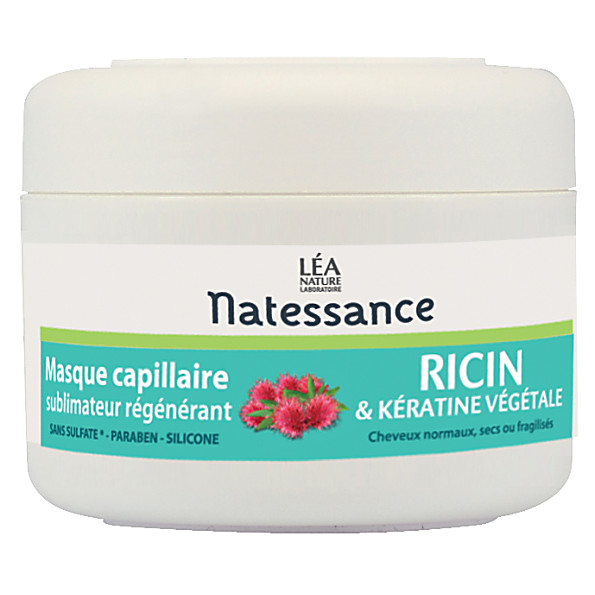 Natessance - Masque à Huile de ricin et Keratine vegetale - 200ml