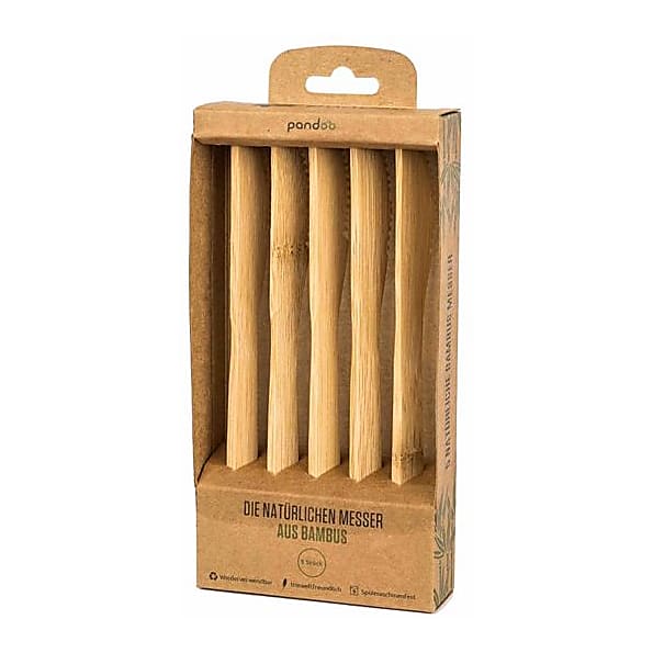 Pandoo Couteau en Bambou
