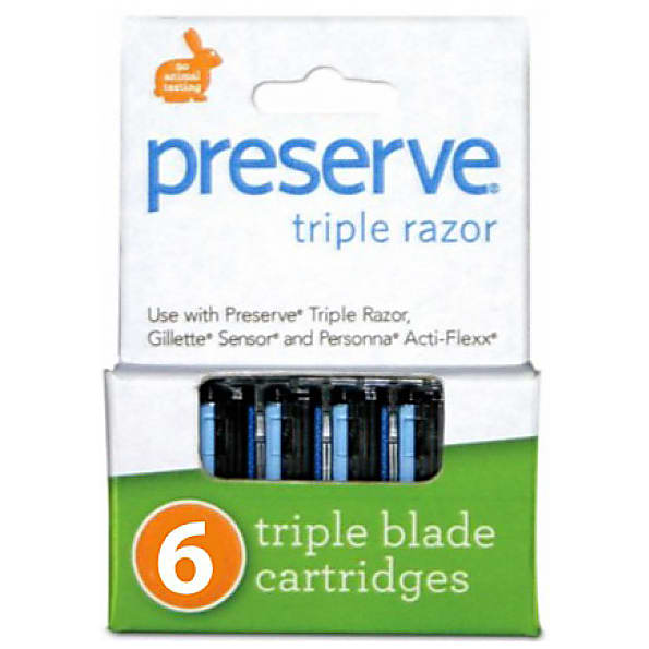 Preserve Triple Cartouche à Lames de Remplacement