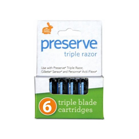 Preserve Triple Cartouche à Lames de Remplacement