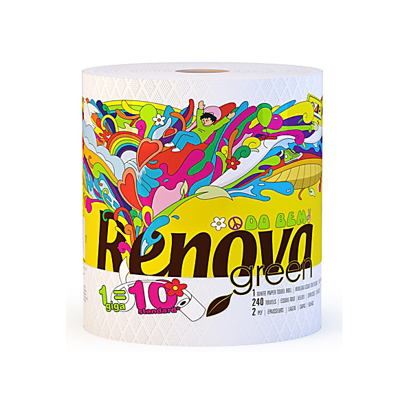 Renova Green Essuie-tout à 100% Recycle