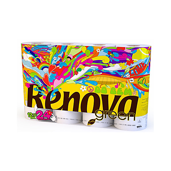 Renova Green Papier Toilette - 12 rouleaux