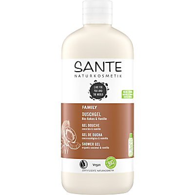 Sante Family - Gel Douche Bio - Coco & Vanilla 500ml