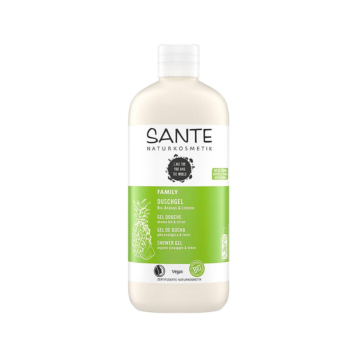 Sante Family - Gel Douche Bio - Ananas & Citron 500ml