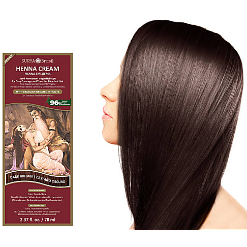 Surya Brasil Crème Colorante Henné Brun Foncé