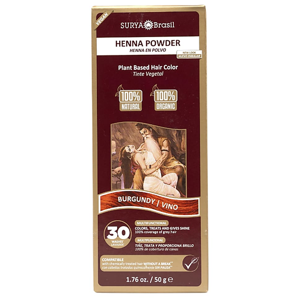 Surya Brasil Henne Poudre Bordeaux