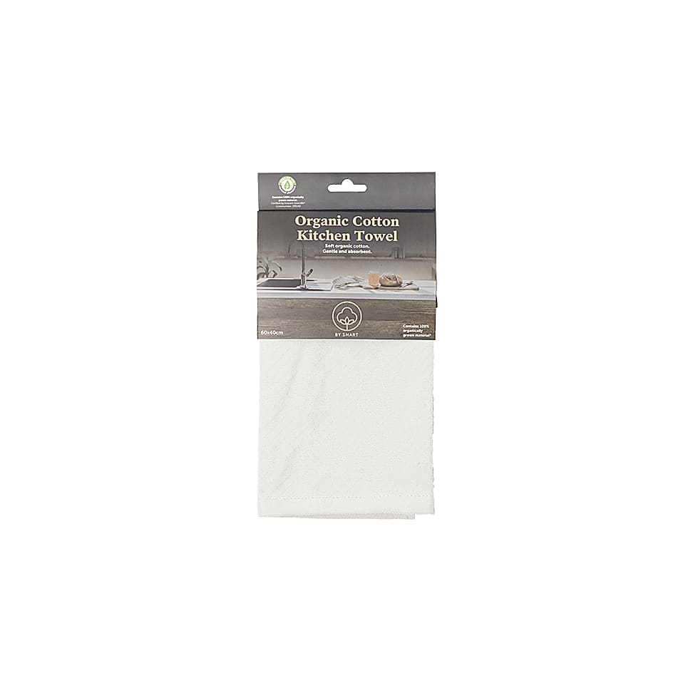 Smart Serviette de Cuisine Coton Bio - Gris