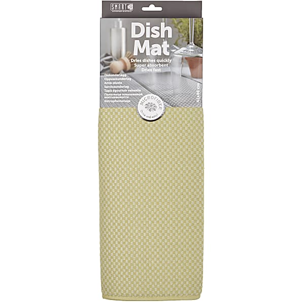 Smart Nature Tapis de Vaisselle en Microfibre - Vert Clair