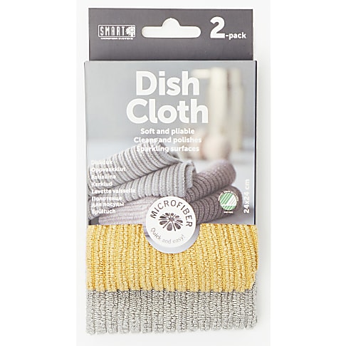 Smart Chiffon Vaisselle Microfibre - Pearl Stripe (2pcs)