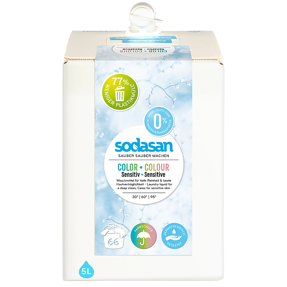 Sodasan Lessive Liquide Couleur Sensitive 5L
