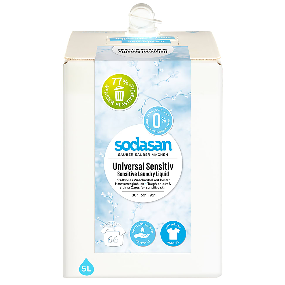 Sodasan Lessive Liquide Universelle Sensitive 5L