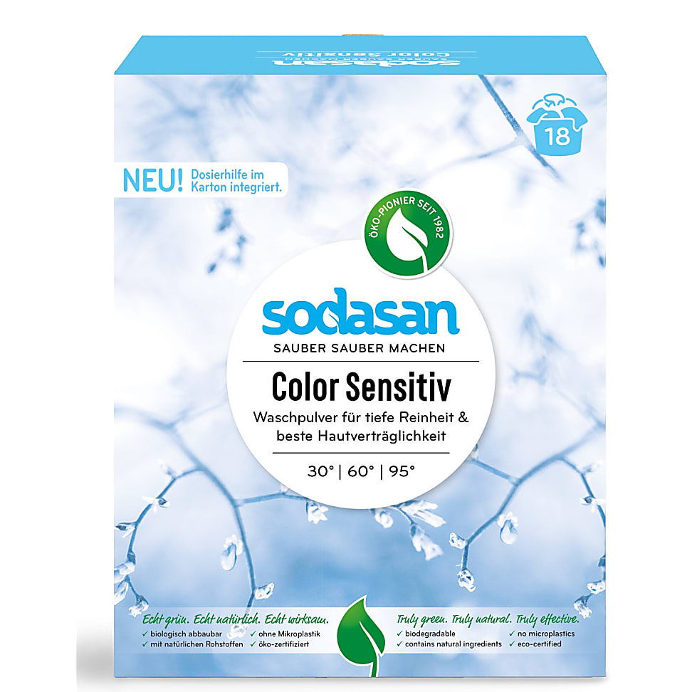 Sodasan Lessive en Poudre Linge Colore Sensitive