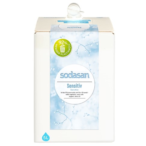 Sodasan Savon Liquide Sensitif Mains & Corps 5L