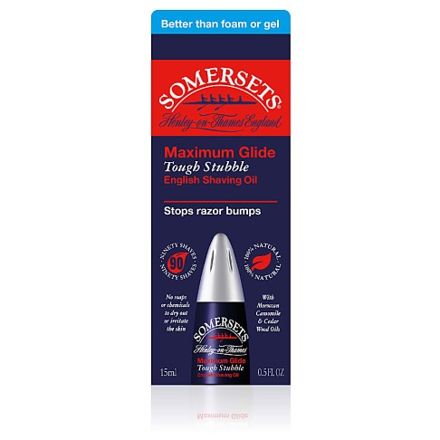 Somersets Huile de Rasage Barbes Dures - 15ml