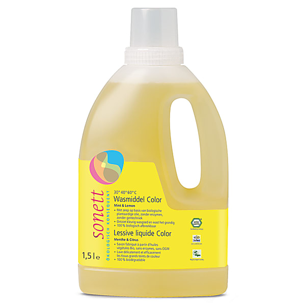 Sonett Lessive Liquide Color - Menthe & Citrus 1.5L