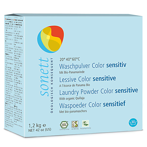 Sonett Lessive en Poudre Sensitive - Couleurs (30 lavages)