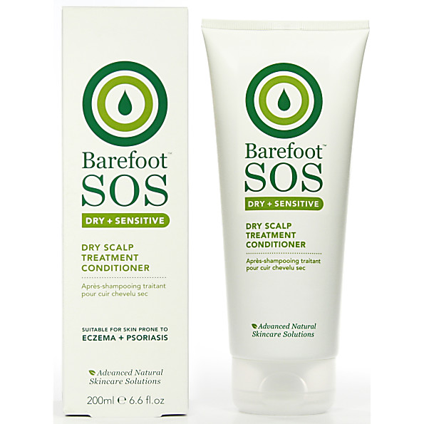 Barefoot SOS Dry + Sensitive Apres-Shampoing Traitant pour Cuir Che...