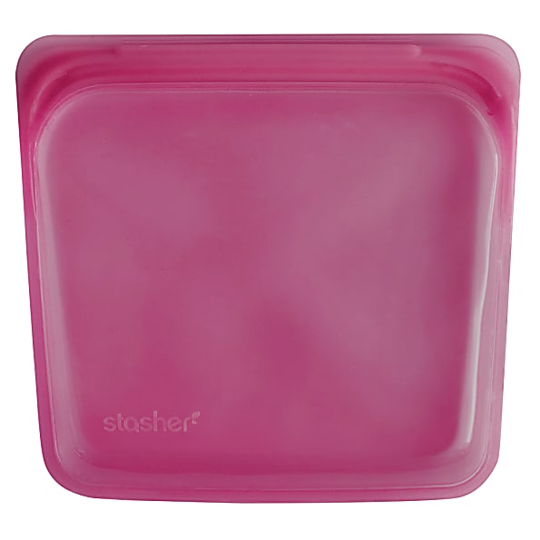 Stasher Sac Raspberry 18 x 19 cm