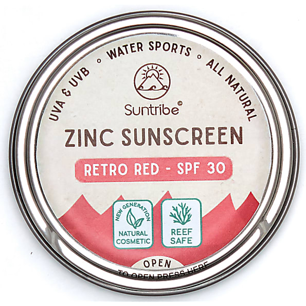 Suntribe Creme Solaire Minerale Visage & Sport SPF30 (Red)