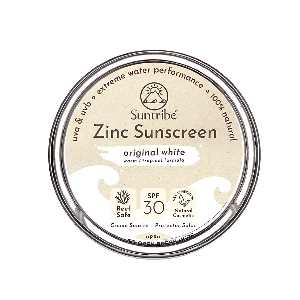 Suntribe Creme Solaire Minerale Visage & Sport SPF30 (Original White)