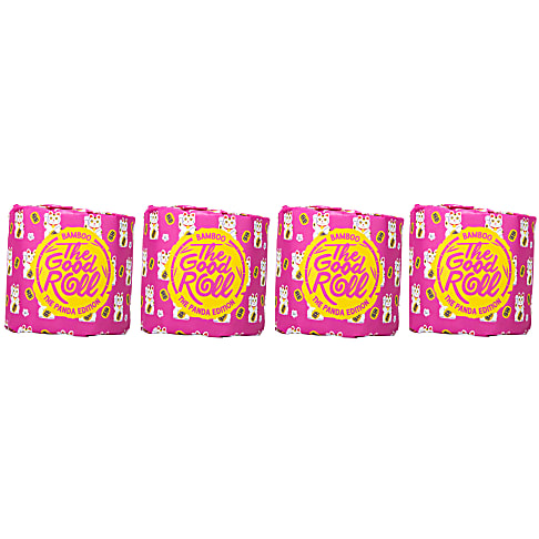 The Good Roll Panda Papier Toilette en Bambou (4 rouleaux)