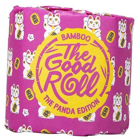 The Good Roll Panda Papier Toilette en Bambou (1 rouleau)